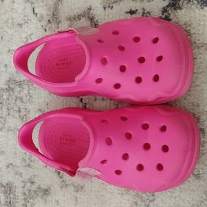 Pink Crocs
